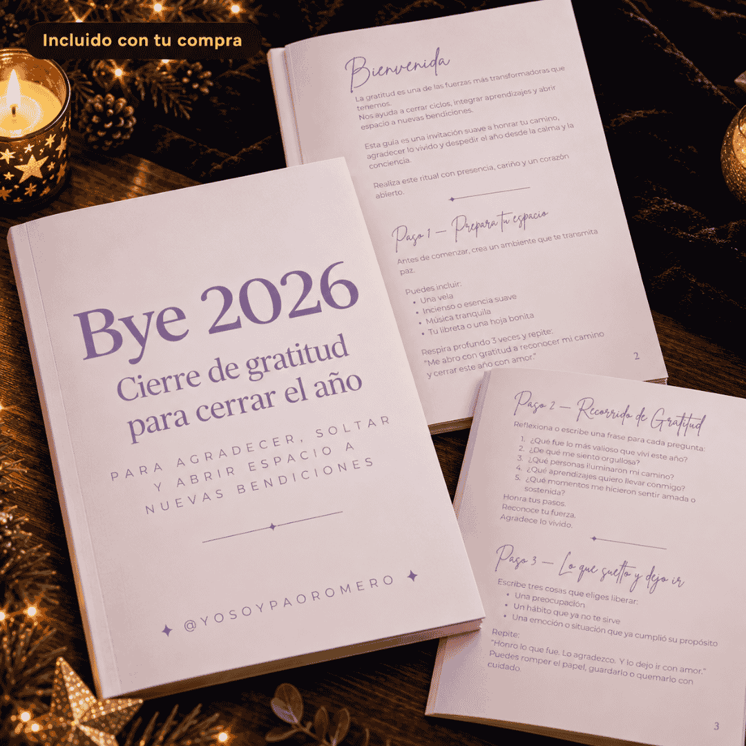 Bye 2026 — Ritual de Gratitud para Cerrar el Año